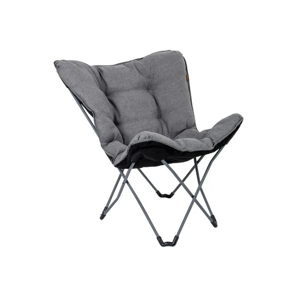 Bo-Camp Urban Outdoor Grainger Vlinderstoel - Antraciet - L 1 Bo-Camp Urban Outdoor Grainger Vlinderstoel - Antraciet - L