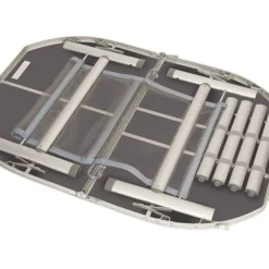 Bo-Camp Ovaal 120 X 80 Koffermodel Campingtafel - Grijs -Uitrusting Voor Buiten Verkoop 2024 1200x900 7 2