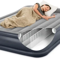 Intex Deluxe Pillow Rest Raised Luchtbed - Queensize - Ingebouwde Elektrische Pomp -Uitrusting Voor Buiten Verkoop 2024 1320 1900 64136 inuse 2020 300