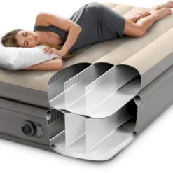 Intex Prime Comfort Luchtbed - Eenpersoons - Ingebouwde Elektrische Pomp -Uitrusting Voor Buiten Verkoop 2024 1320 1900 64162 inuse 2023 300