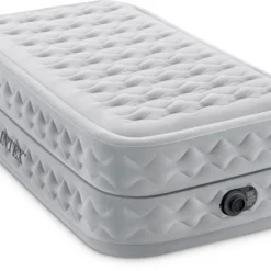 Intex Supreme Air Flow Luchtbed - Eenpersoons - Ingebouwde Elektrische Pomp