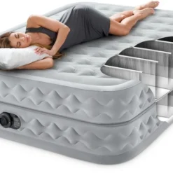 Intex Supreme Air Flow Luchtbed - Queensize - Ingebouwde Elektrische Pomp -Uitrusting Voor Buiten Verkoop 2024 1320 1900 64490 inuse 2023 300