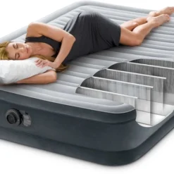 Intex Comfort Plush Luchtbed - Tweepersoons - Ingebouwde Elektrische Pomp -Uitrusting Voor Buiten Verkoop 2024 1320 1900 67768 inuse 2023 300