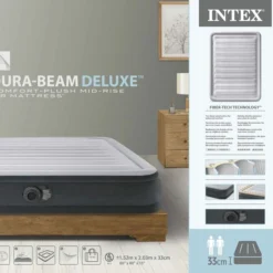 Intex Comfort Plush Luchtbed - Queensize - Ingebouwde Elektrische Pomp 21 Intex Comfort Plush Luchtbed - Queensize - Ingebouwde Elektrische Pomp -Uitrusting Voor Buiten Verkoop 2024 1687 1900 67770nd pkg 2023 300