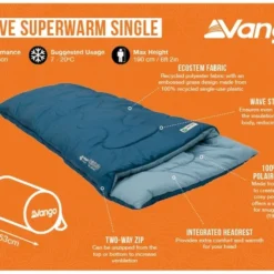 Vango Evolve Superwarm Slaapzak - Blauw 17 Vango Evolve Superwarm Slaapzak - Blauw -Uitrusting Voor Buiten Verkoop 2024 1900 1783 evolve superwarm single 1