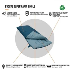 Vango Evolve Superwarm Slaapzak - Blauw 15 Vango Evolve Superwarm Slaapzak - Blauw -Uitrusting Voor Buiten Verkoop 2024 1900 1783 evolve superwarm single 8