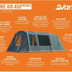 Vango Lismore Air 450 Opblaasbare Tunneltent - 4 Persoons - Groen 15 Vango Lismore Air 450 Opblaasbare Tunneltent - 4 Persoons - Groen -Uitrusting Voor Buiten Verkoop 2024 1900 1783 lismore air 450 package 3