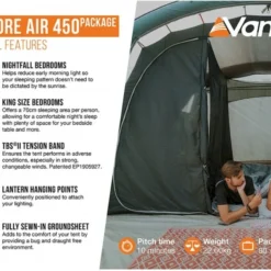 Vango Lismore Air 450 Opblaasbare Tunneltent - 4 Persoons - Groen 16 Vango Lismore Air 450 Opblaasbare Tunneltent - 4 Persoons - Groen -Uitrusting Voor Buiten Verkoop 2024 1900 1783 lismore air 450 package 4