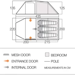 Vango Omega 350 Tunneltent - 3 Persoons - Groen -Uitrusting Voor Buiten Verkoop 2024 1900 1783 omega 350 1