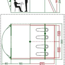 Coleman Meadowood 4 Tunneltent - 4 Persoons -Uitrusting Voor Buiten Verkoop 2024 614 1200 meadowood 4 9