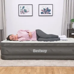 Bestway Fortech Tough Guard Luchtbed - Eenpersoons - Ingebouwde Elektrische Pomp -Uitrusting Voor Buiten Verkoop 2024 69048aux23 69048gbx23 69048xxx23 69049usx23 69049xxx23 102176 ls web
