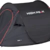 High Peak Vision 2 Pop-up Tent - 2 Persoons - Zwart