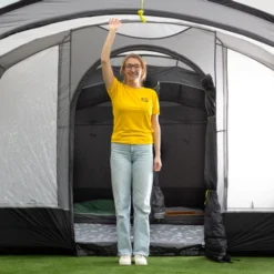 Kampa Hayling 6 Tunneltent - 6 Persoons -Uitrusting Voor Buiten Verkoop 2024 6tunneltent 6