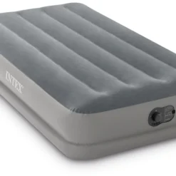 Intex Prestige Mid-Rise Luchtbed - Eenpersoons - Ingebouwde Elektrische Pomp