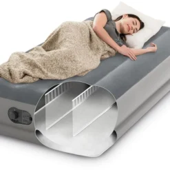 Intex Prestige Mid-Rise Luchtbed - Eenpersoons - Ingebouwde Elektrische Pomp -Uitrusting Voor Buiten Verkoop 2024 835 1200 intex twin prestige mid rise luchtbed 1 persoons 3