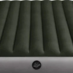 Intex Downy Luchtbed - Tweepersoons - Ingebouwde Voetpomp