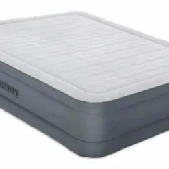 Bestway Fortech Tough Guard Snugable Luchtbed - Queensize - Ingebouwde Elektrische Pomp