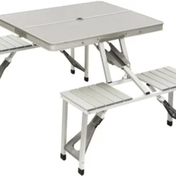 Bo-Camp 136 X 85 Inklapbare Picknicktafel - Aluminium