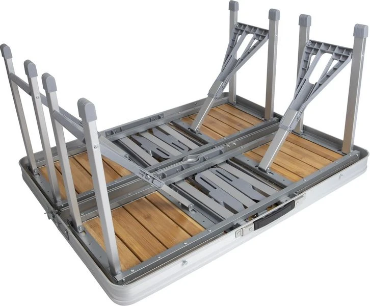 Bo-Camp 136 X 85 Inklapbare Picknicktafel - Bamboe 10 Bo-Camp 136 X 85 Inklapbare Picknicktafel - Bamboe - Afbeelding 10