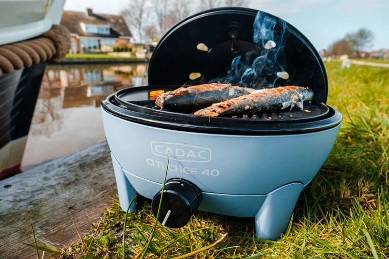CADAC Citi Chef 40 Gasbarbecue - Blauw 4 CADAC Citi Chef 40 Gasbarbecue - Blauw - Afbeelding 4