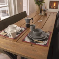 Bo-Camp Stone Melamine Serviesset - 16-delig - Grijs -Uitrusting Voor Buiten Verkoop 2024 900 1358 6181375 13