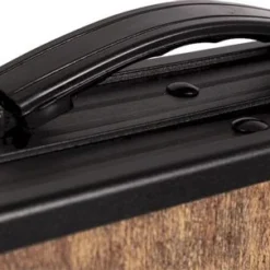 Bo-Camp Industrial Decatur 90 X 60 Campingtafel - Zwart/houtlook -Uitrusting Voor Buiten Verkoop 2024 900 1525 1404200 15