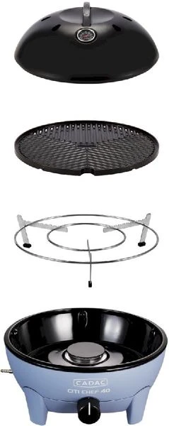 CADAC Citi Chef 40 Gasbarbecue - Blauw 1 CADAC Citi Chef 40 Gasbarbecue - Blauw