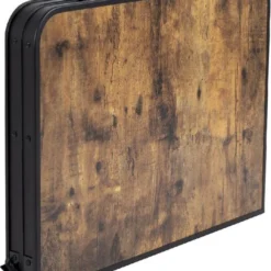 Bo-Camp Industrial Decatur 90 X 60 Campingtafel - Zwart/houtlook -Uitrusting Voor Buiten Verkoop 2024 900 706 1404200 05