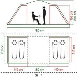 Coleman Spruce Falls 4 Vis-a-vis Tent - 4 Persoons -Uitrusting Voor Buiten Verkoop 2024 900 917 spruce falls 7