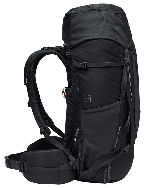 Vaude Asymmetric Rugzak - 52 + 8 Liter - Zwart - Heren 3 Vaude Asymmetric Rugzak - 52 + 8 Liter - Zwart - Heren - Afbeelding 3
