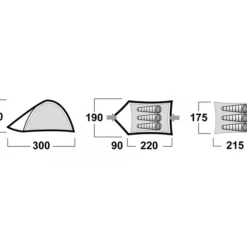 Husky Beast 3 Koepeltent - 3 Persoonstent -Uitrusting Voor Buiten Verkoop 2024 beast afmetingen