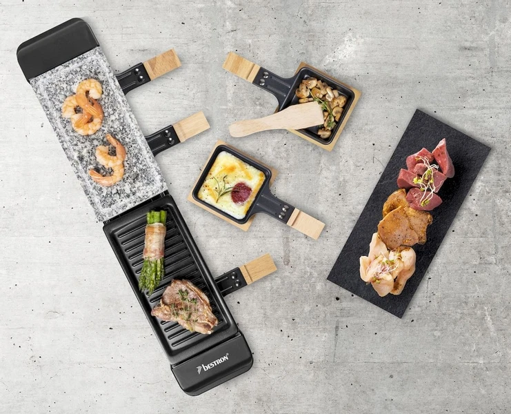 Bestron Raclette/Steengrill - 4 Personen 11 Bestron Raclette/Steengrill - 4 Personen - Afbeelding 11