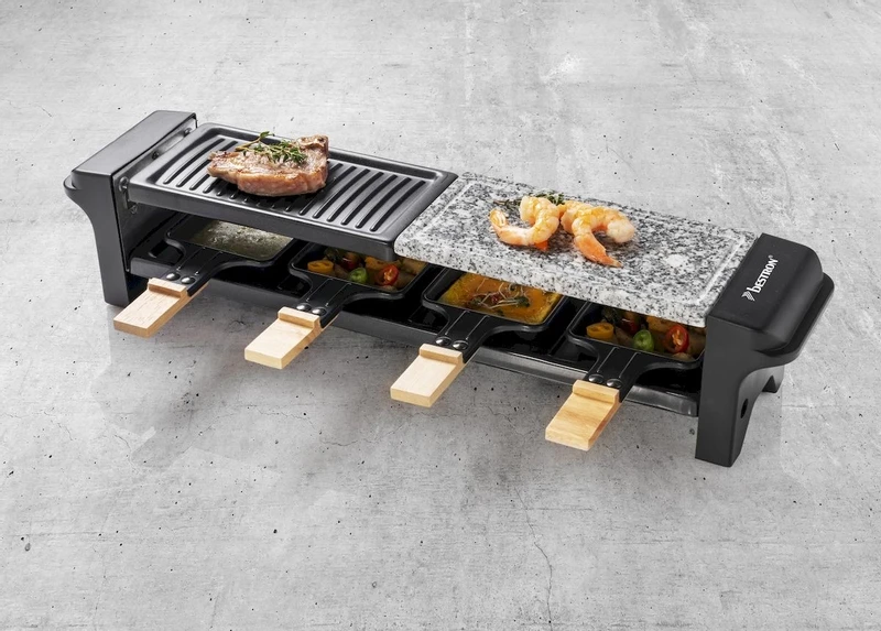Bestron Raclette/Steengrill - 4 Personen 8 Bestron Raclette/Steengrill - 4 Personen - Afbeelding 8