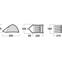 Husky Bird Koepeltent - 3+ Persoons -Uitrusting Voor Buiten Verkoop 2024 bird afmetingen