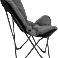 Bo-Camp Urban Outdoor Grainger Vlinderstoel - Antraciet -Uitrusting Voor Buiten Verkoop 2024 bo camp grainger vlinderstoel grijs 8