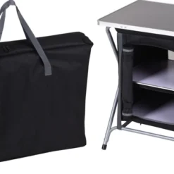 Redcliffs Campingkast - 2 Lagen - Zwart