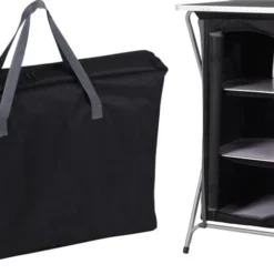 Redcliffs Campingkast - 3 Lagen - Zwart