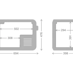 Dometic CFX3 45 Compressor Koelbox - 40 Liter 22 Dometic CFX3 45 Compressor Koelbox - 40 Liter -Uitrusting Voor Buiten Verkoop 2024 cfx3 45