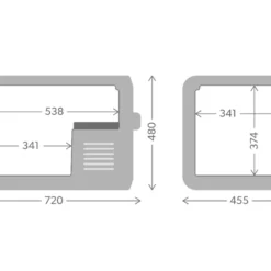 Dometic CFX3 55IM Compressor Koelbox - 53 Liter -Uitrusting Voor Buiten Verkoop 2024 cfx3 55im