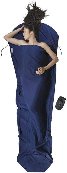 Cocoon Lakenzak Microvezel Mummymodel - Blauw 1 Cocoon Lakenzak Microvezel Mummymodel - Blauw