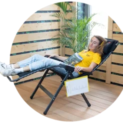 Crespo Air-Deluxe AP-232 Relaxstoel - Zwart -Uitrusting Voor Buiten Verkoop 2024 toppy s testpanel 4