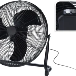 Excellent Electrics Vloerventilator - Zwart