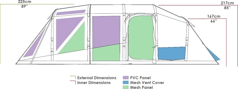 Zempire Aero TXL Pro Opblaasbare Tent - 6 Persoons 19 Zempire Aero TXL Pro Opblaasbare Tent - 6 Persoons - Afbeelding 19