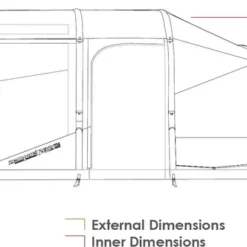 Zempire Evo TM V2 Opblaasbare Tent - 4 Persoons -Uitrusting Voor Buiten Verkoop 2024 zempire evo tm v2 opblaasbare tent 6