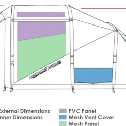 Zempire Evo TS Opblaasbare Tent - 4 Persoons -Uitrusting Voor Buiten Verkoop 2024 zempire evo ts opblaasbare tent 5