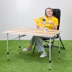 Dometic Zero Light Oak Large Campingtafel - 120 X 70 Cm -Uitrusting Voor Buiten Verkoop 2024 zerolightoaklarge 4